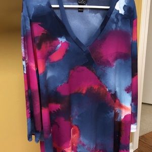 Multi colored knit tunic